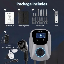 VIVILEO EMB08‑U011K Series Wall‑Mounted EV Charger